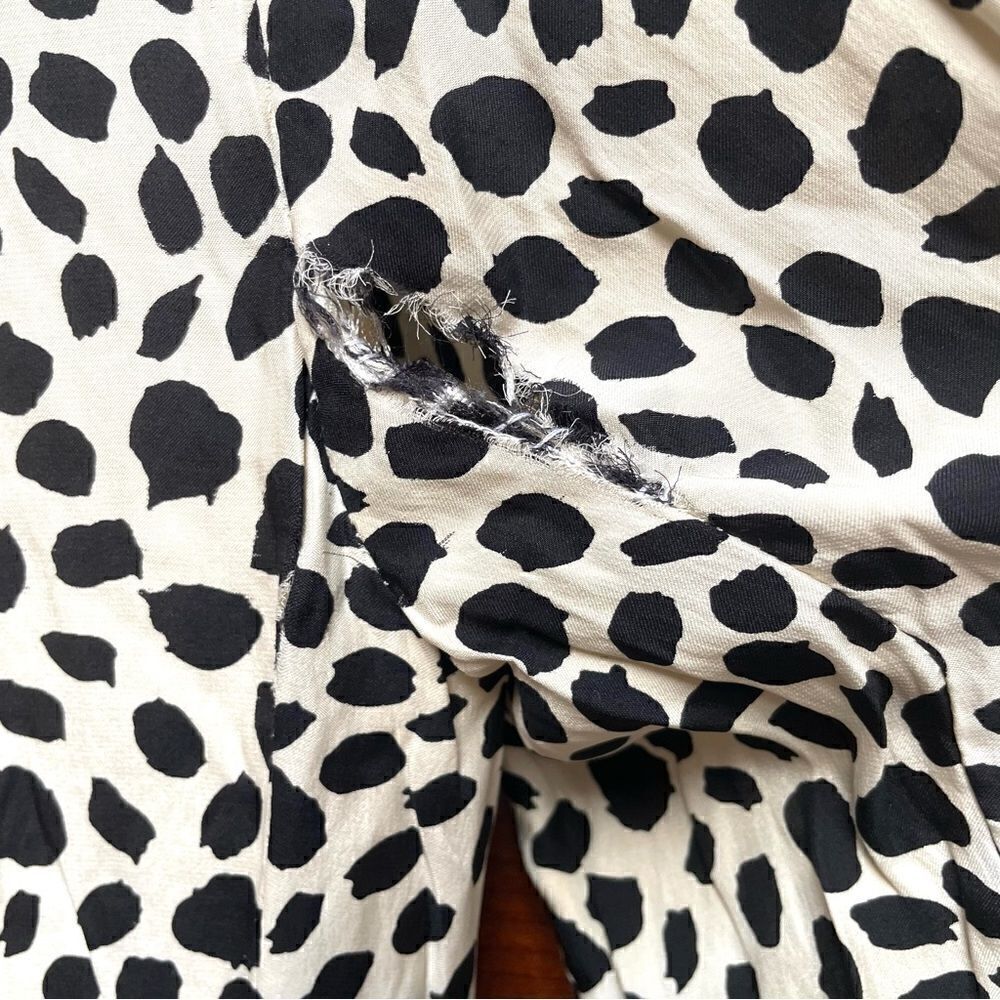 Flawed Chloe Silk Leopard Tent Dress 38 - Picture 13 of 16